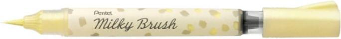 Image du produit Pentel Stylo pinceau Milky Brush jaune (Jaune pastel, 1 x)