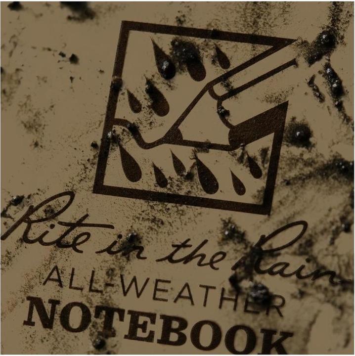 Actual product image Rite in the Rain All-weather (15 x 10 cm, Lined, No binding)