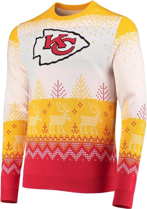 Foco NFL Ugly Sweater XMAS Strick Pullover Kansas City Chiefs XXL (XXL)