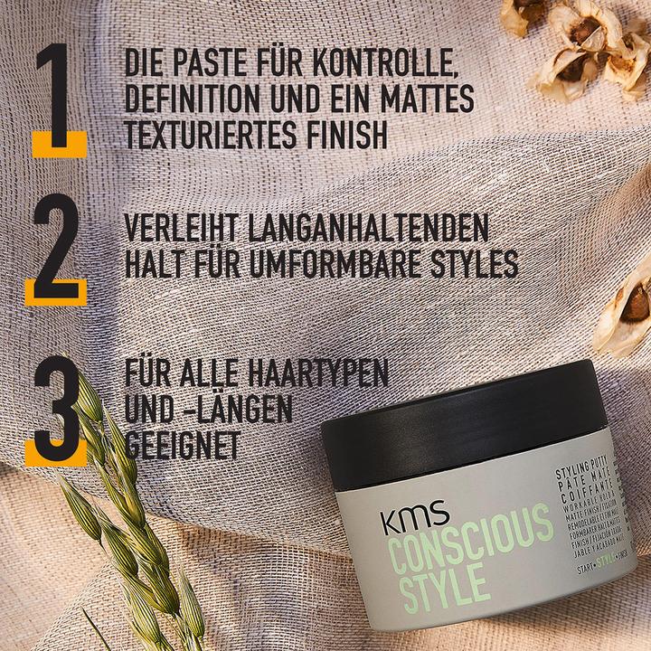 Image du produit KMS California Consciousstyle - Pâte à coiffer (Cire capillaire, 75 ml)