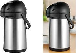 Immagine prodotto Esmeyer Caraffa a pompa sottovuoto ""STREAM"", capacità: 1,9 litri Erogatore a pompa in acciaio inox a (1.90 l)
