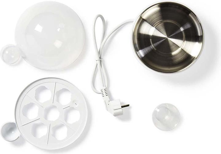 Actual product image Nedis Egg boiler - removable egg tray - with egg cup and measuring cup for exact water quantity (EU plug)