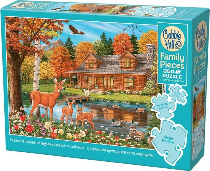Produktbild Cobble Hill Häuschen mit Teich 350 Teile (350 Teile)