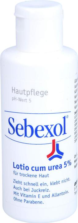 Sebexol Lotio cum urea 5% Hautpflege für trockene Haut, 50 ml Lotion (Körpercreme, 50 ml)