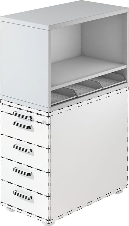 kaiserkraft RENATUS - Containeraufsatz (43 x 80 x 53 cm)