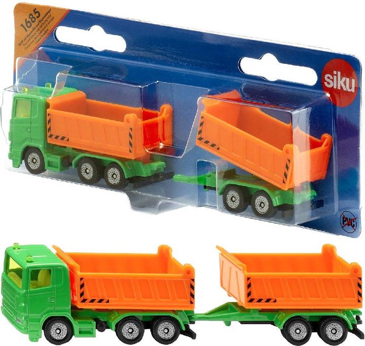 Produktbild Siku 1685 LKW mit Kippmulde und Kippanhänger