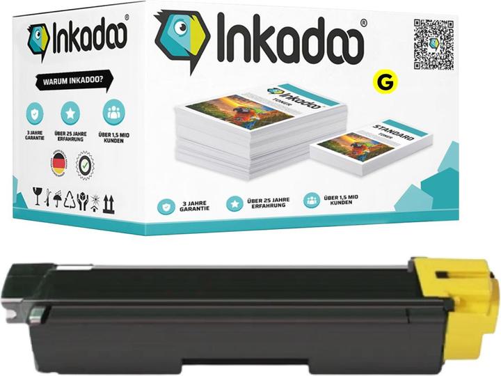Produktbild Inkadoo Toner kompatibel zu Utax 4472610016 Toner, gelb Gelb (Y)