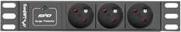 Actual product image Lanberg PDU-03E-0200-BK Power Distribution Unit (PDU) 3 AC outlets 1U