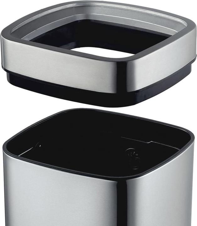 Image du produit EKO Poubelle LAGUNA 35 litres inox avec fente ouverte (35 l)