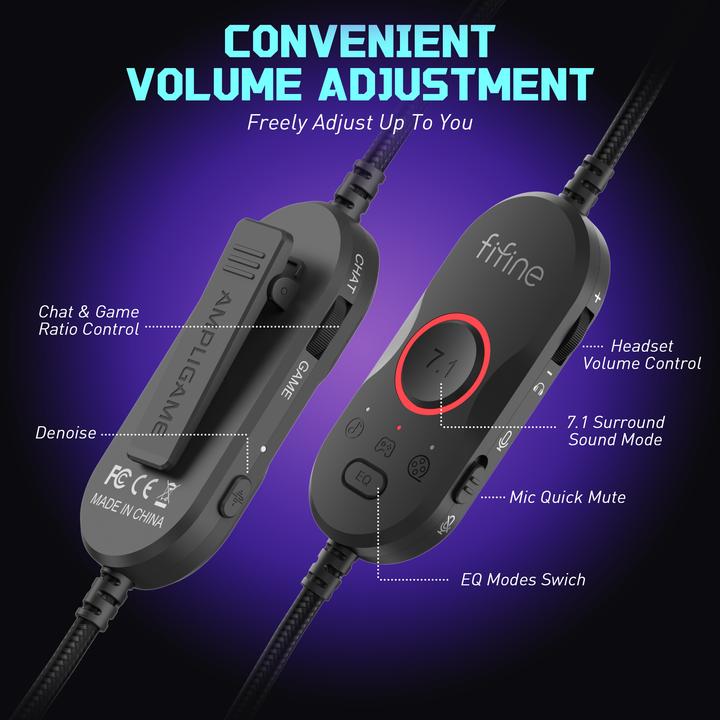 Actual product image Fifine H16 Gaming Headset