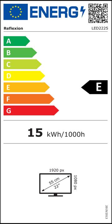 Energie-Label Reflexion LED2225 (22", LED)