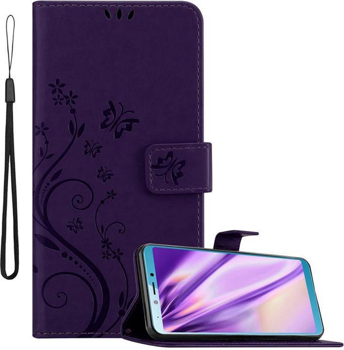 Floral dark purple