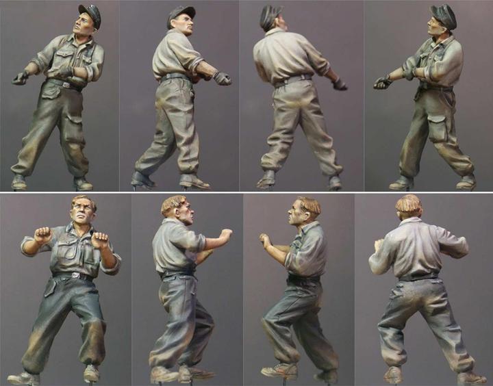 Actual product image Mini art German Tank Repair Crew.Special Edition