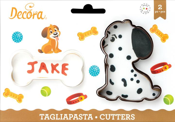 Image du produit Decora Emporte-pièce - Chien et os (2pcs)