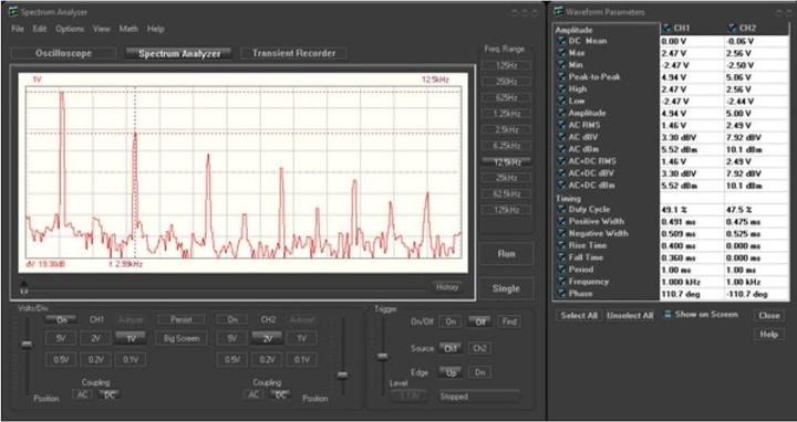Actual product image Velleman Oscilloscope