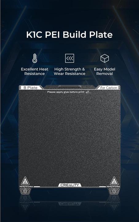 Produktbild Creality K1C PEI Bauplatte (Druckbett)