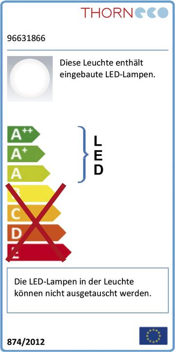 Energie-Label Thorneco LED Wandleuchte LENA VARIO 380 2500 830/35/40 (2550 lm)