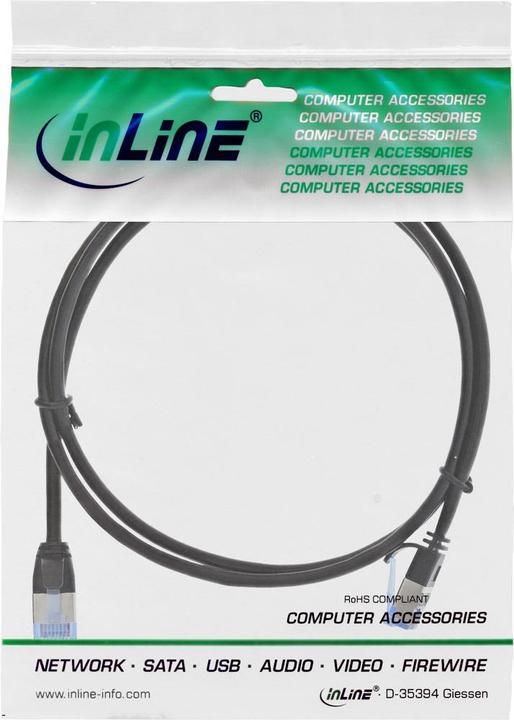 Produktbild InLine Slim Patch-Kabel (U/FTP, CAT6a, 5 m)