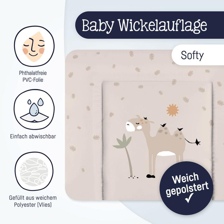 Produktbild Julius Zöllner Wickelauflage "Softy", Savanne Beige