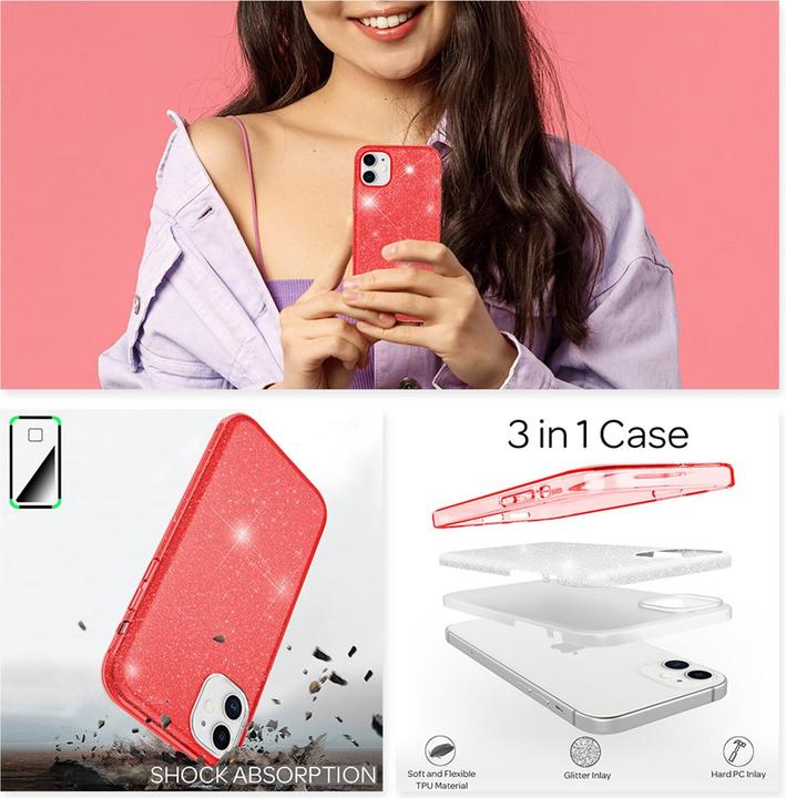 Image du produit Nalia Coque Brillante (Apple iPhone 12 mini)