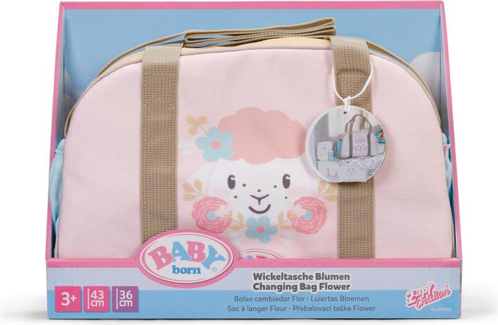 Actual product image Zapf Creation BABY born Wickeltasche Blumen