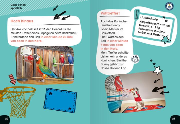 Produktbild Ravensburger Guinness World Records für Erstleser - Haustiere (Rekordebuch zum Lesenlernen) (Deutsch, 2024)