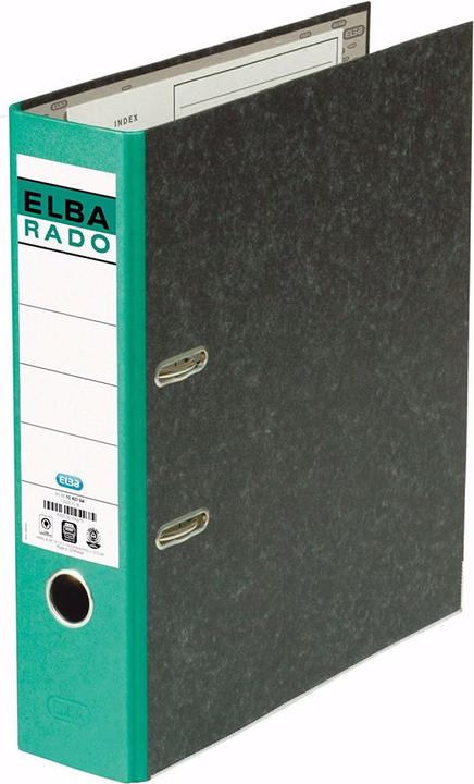 Elba Folder rado 100022601 DIN A4 80mm cardboard green (A4, 80 mm, 1 Piece)