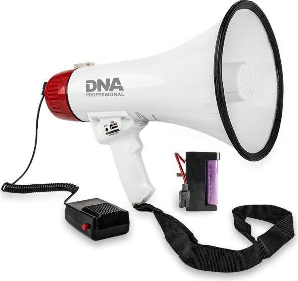 Actual product image No Name DNA MEGA1 Megaphone Voice amplifier Siren USB BT