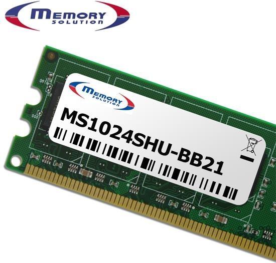 Produktbild Memorysolution Memory Solution MS1024SHU-BB21 1GB Speichermodul (Shuttle XPC SN68SG2, 1 x 1GB)