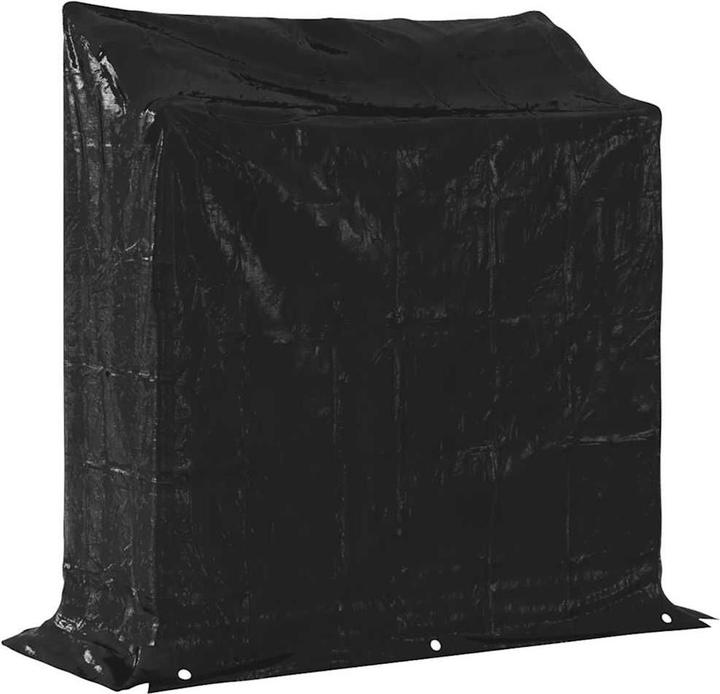 Actual product image VidaXL Firewood rack with rain cover 100.5x40.5x110.5 cm Firewood rack