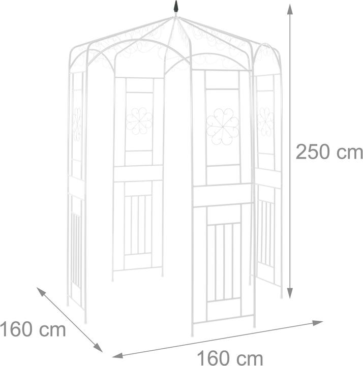 Immagine prodotto Relaxdays Padiglione per rose (160 cm, 160 cm)
