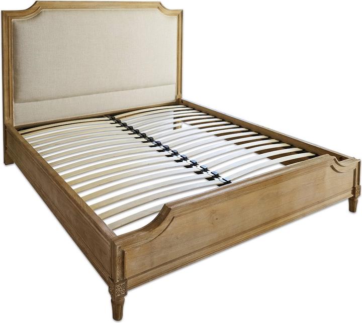 Actual product image Loberon Bed Catham antique beige (180 x 200 cm)