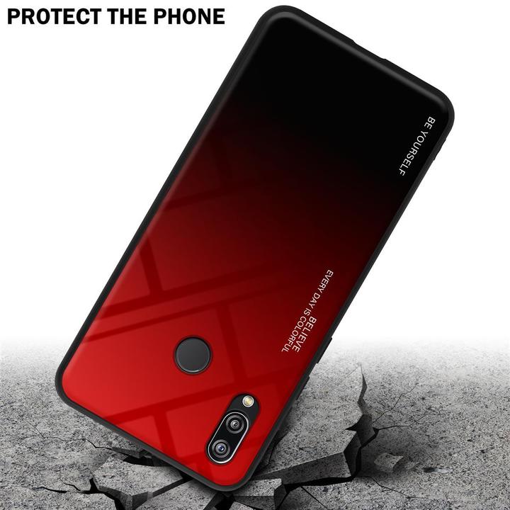 Produktbild Cadorabo TPU 2 Farben Glas Cover (Huawei P20 Lite)