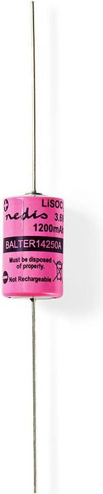 Produktbild Nedis Lithiumthionylchlorid Batterie ER14250 3.60 V Lithiumthionylchlorid ER14250 1200 mAh Anzahl de (1 Stk., 1/2 AA, 1200 mAh)