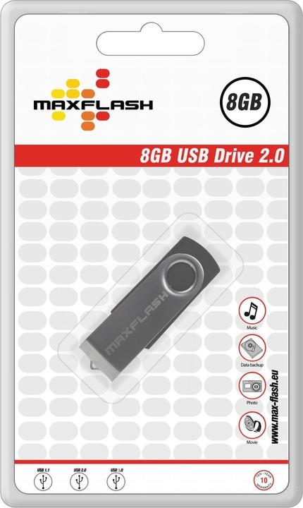 Produktbild MaxFlash Standard USB Drive 8GB (8 GB, USB-A, USB 2.0)