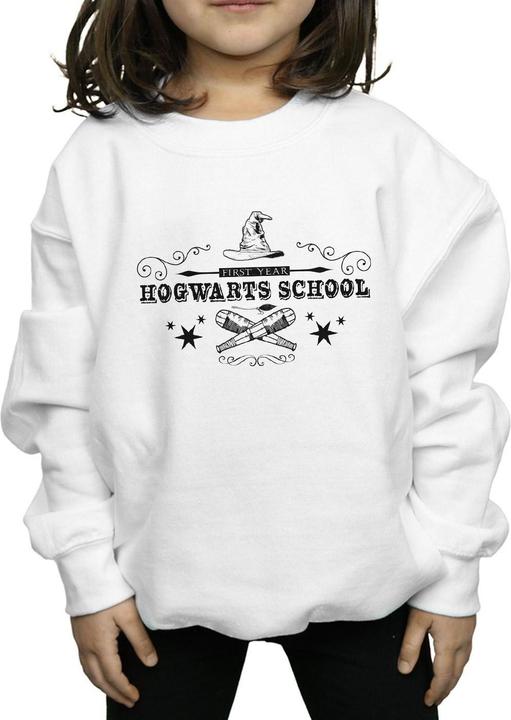 Actual product image Girls Hogwarts First Year Sweatshirt (128)