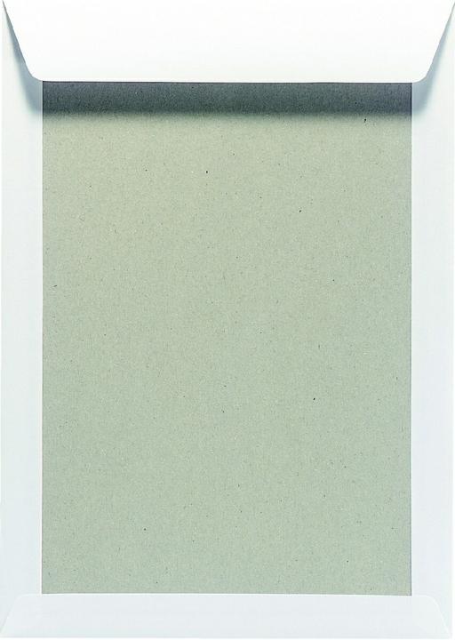 Actual product image Mailmedia Cardboard back pockets /321690 / 30001775, white, DIN B4, 120g/sqm, PU100 (321690 (1 x)