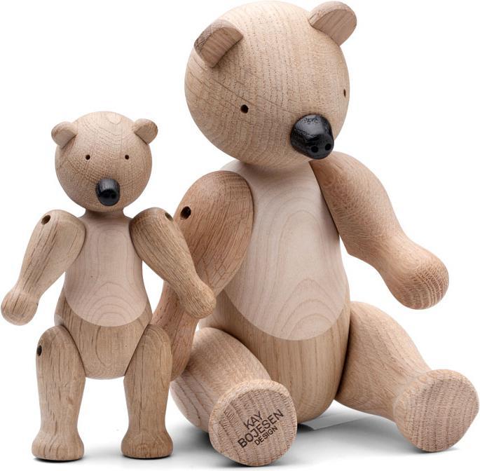 Actual product image Kay Bojesen Wooden bear medium (16 x 10.5 x 25 cm)