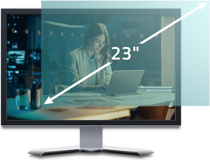 Actual product image Qoltec Filtr światła niebieskiego 23 | 16:9 | Ochrona wzroku | Anti Glare | Matowy | na monitor (23", 16 : 9)