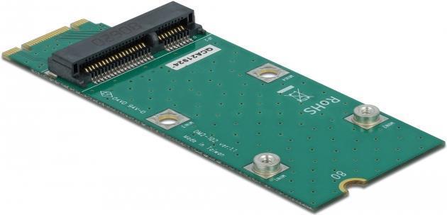 Actual product image Delock Adapter M.2 Key B+M to Mini PCIe slot (PCIe / USB)