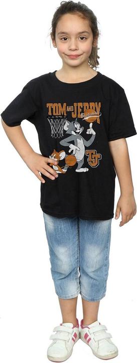 Immagine prodotto Tom & Jerry Spinning Basketball Maglietta Ragazze (152, 158)