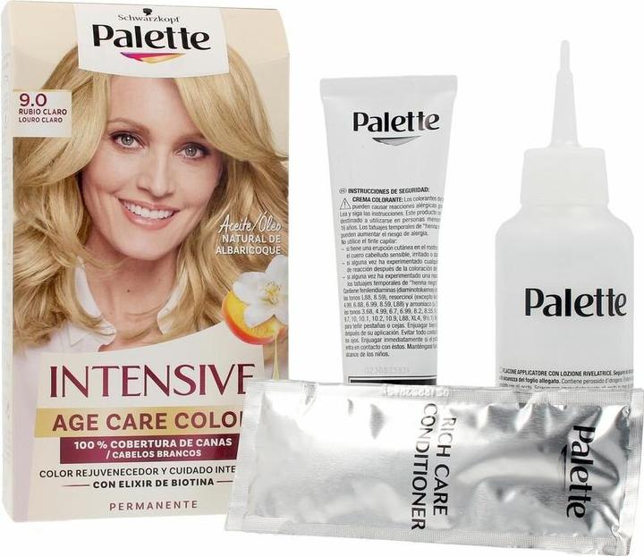 Actual product image Schwarzkopf INTENSIVE colour rejuvenecedor permanente #9.0-rubio claro 1 u (9.0-rubio claro 1 u)