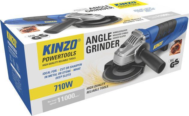 Produktbild Kinzo Angle Grinder 230V/ 710W (115 mm)