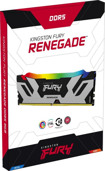Produktbild Kingston FURY Renegade RGB (2 x 32GB, 6400 MHz, DDR5-RAM, DIMM)