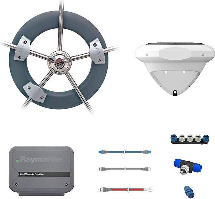 Raymarine Evolution EV-100 Radpilot mit ACU-100, Kabelsatz, EV-1 & Antriebseinheit E12093, OHNE Bedi