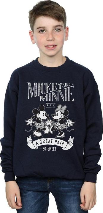 Actual product image Disney Boys Mickey And Minnie Mouse Great Pair Sweatshirt (128)