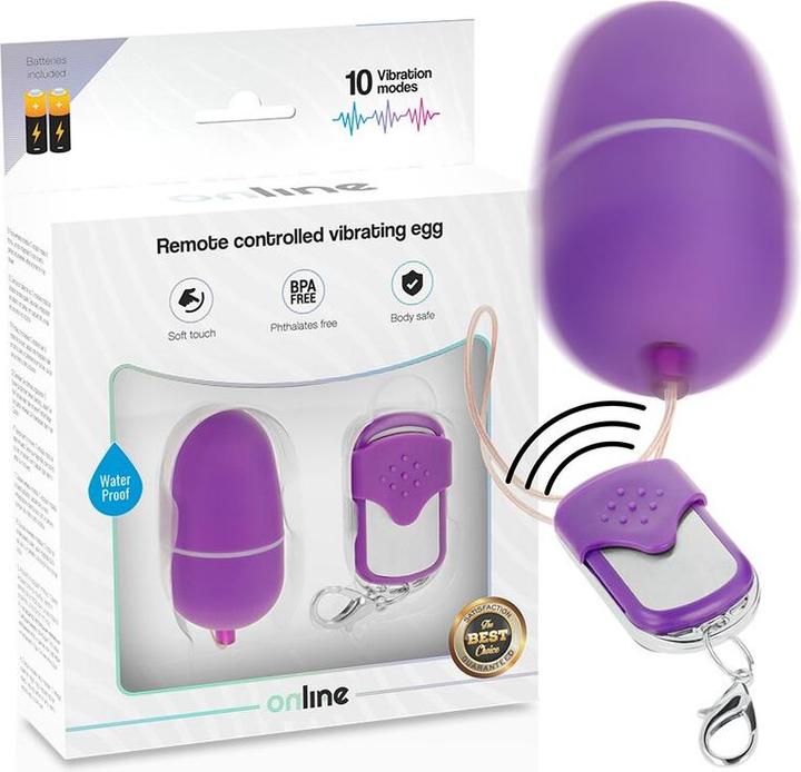 Actual product image Online Vibro egg with remote control, size M