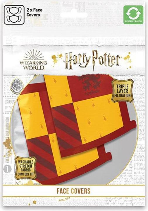 Produktbild Pyramid Harry Potter: Mundschutz Gryffindor (2er Set) (2 x)