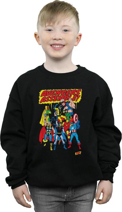 Actual product image Boys Avengers Assemble Sweatshirt (104)