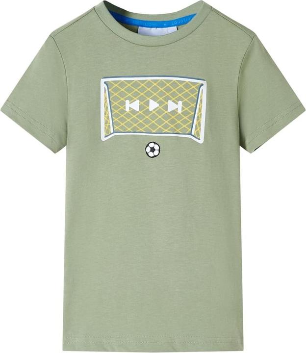 VidaXL Kinder-T-Shirt Helles Khaki 140,Material: 100 (140)